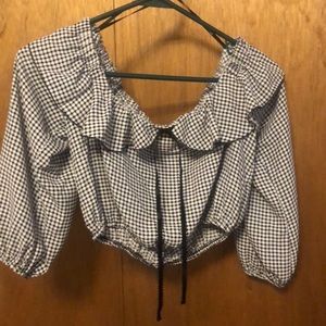Forever 21 cropped blouse